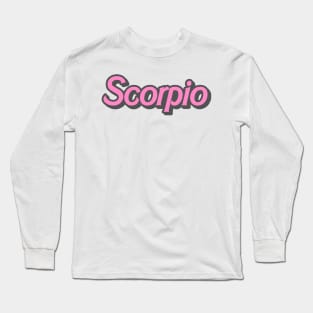 retro barbie scorpio Long Sleeve T-Shirt